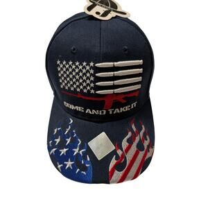 New League "Come and Take It" Latching Strap Hat New With Tags